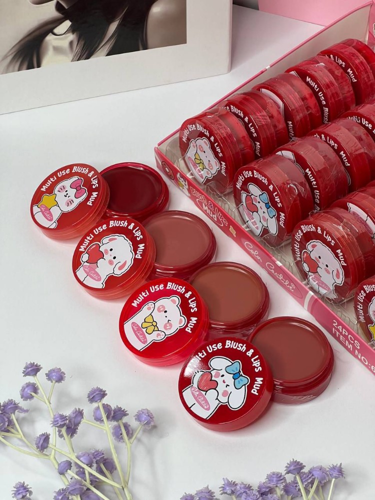 رژگونه ورژلب خمیری ترند کد 135546 - خرید آرایشی لب عمده