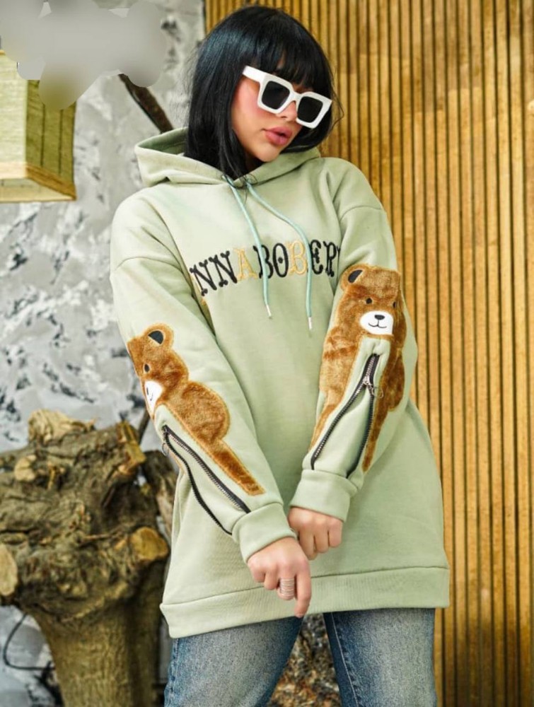 فروش عمده هودی آستین زیپ تدی کد 132559