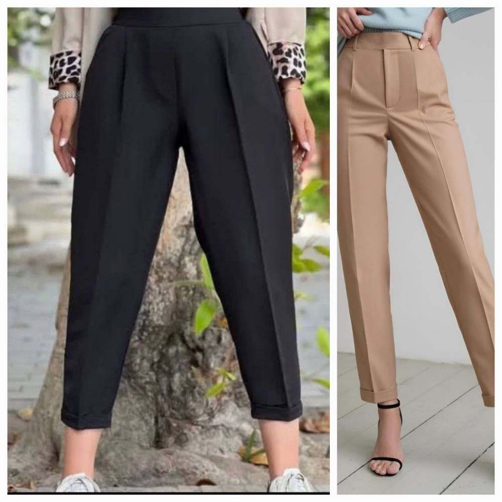 مازاراتی دبل دمپا پاکتی کد 134498 - خرید شلوار زنانه عمده