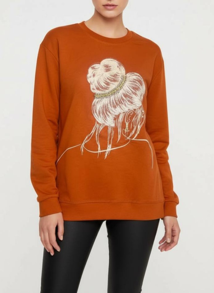 فروش عمده بلوز دختر چاپ مروارید کد 133019