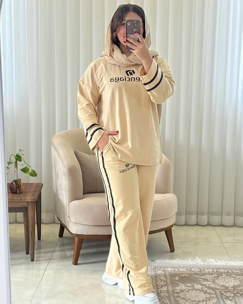 ست بلوز و شلوار بالنسیکا کد 133628 - خرید ست تیشرت شلوار زنانه عمده