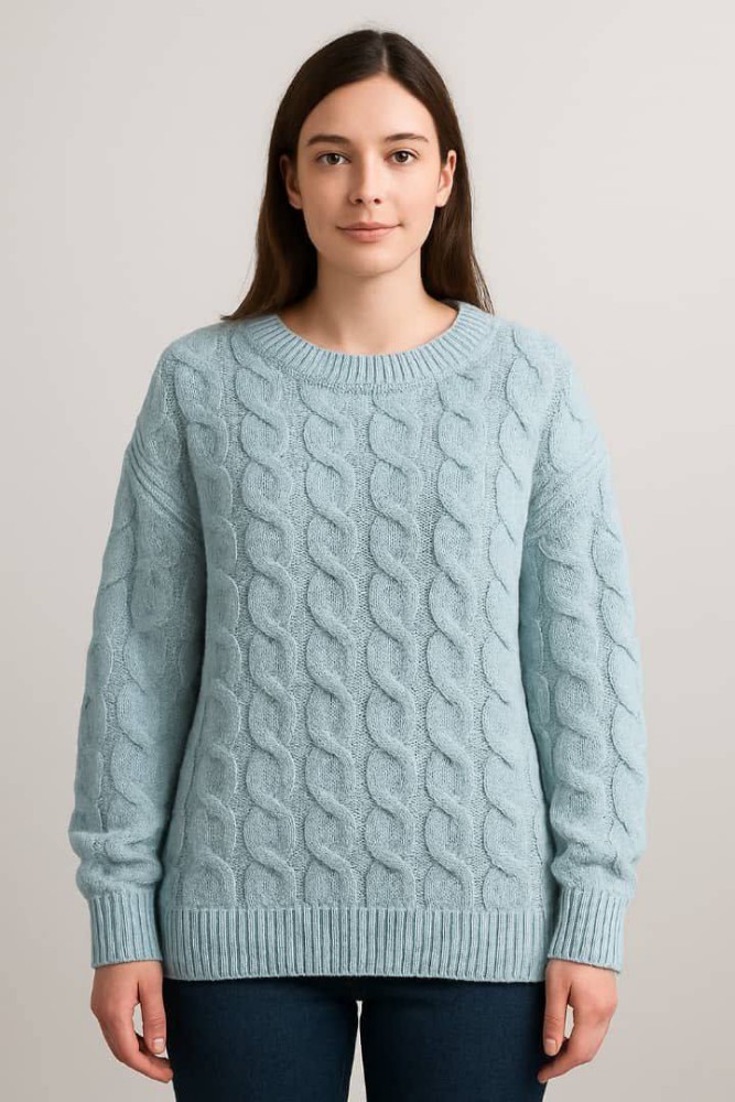 بلور بافت کره مار پیچ کد 133940 - خرید تاپ و تیشرت زنانه عمده