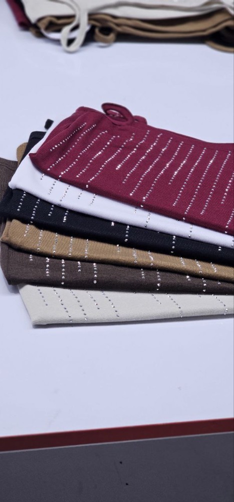 تاپ بندی نگینی کد 135294 - خرید تاپ و تیشرت زنانه عمده