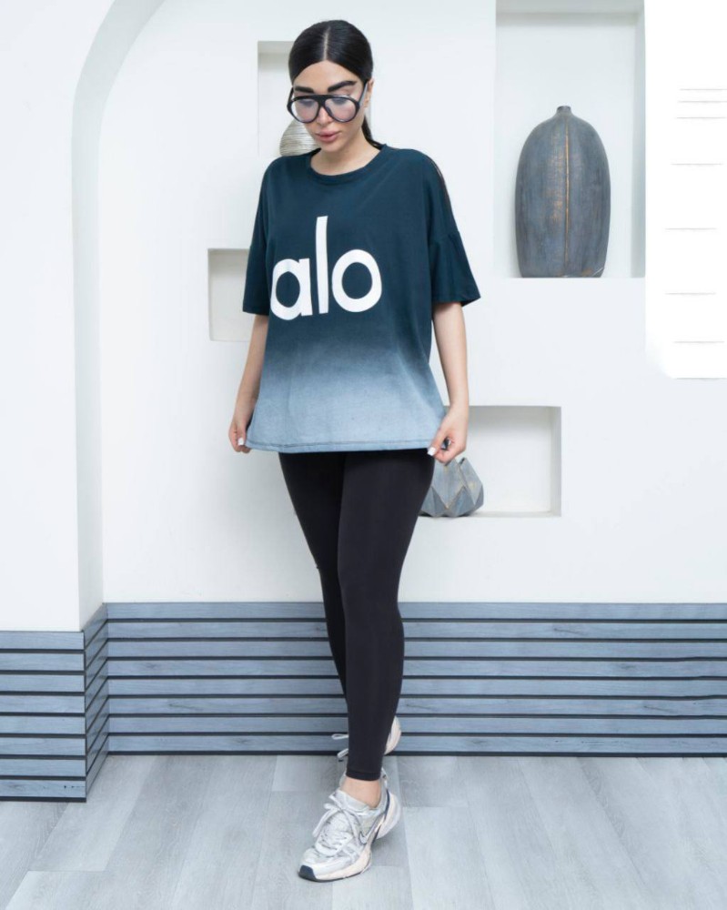 باکسی الو پیستوله ای کد 135433 - خرید تاپ و تیشرت زنانه عمده