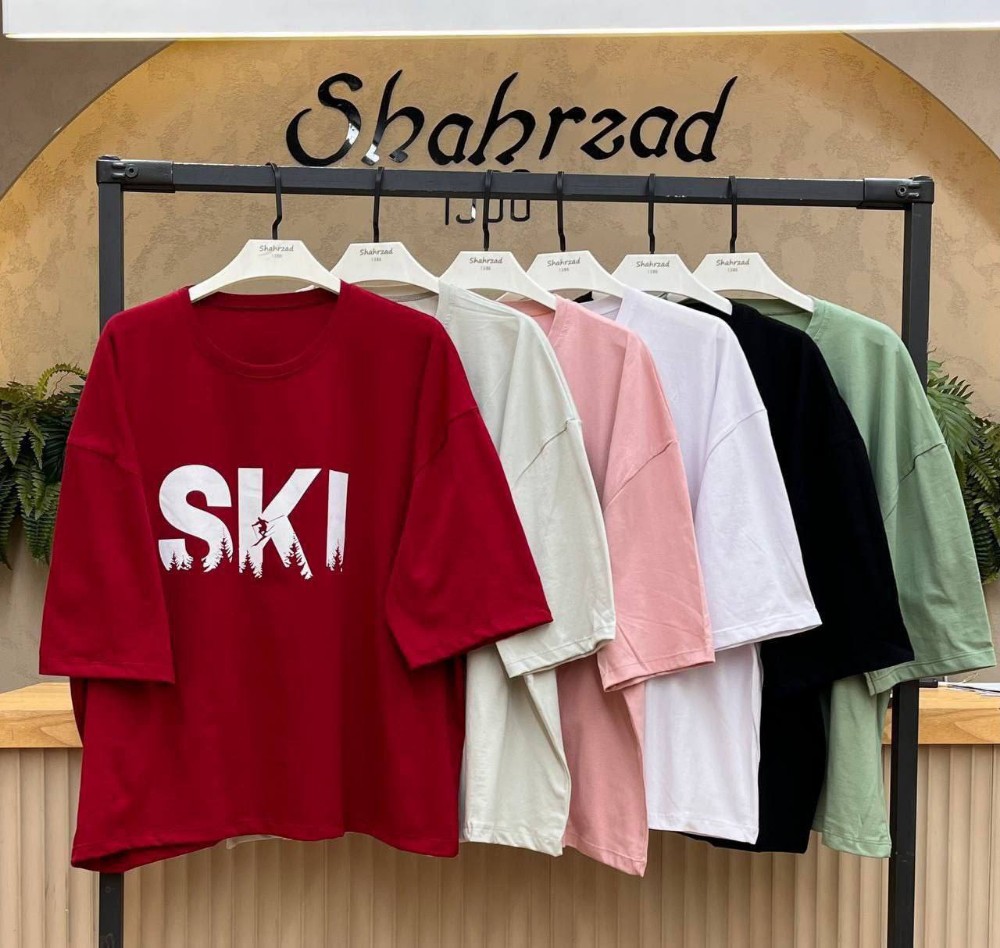 لانگ باکسی کد 135490 - خرید تاپ و تیشرت زنانه عمده