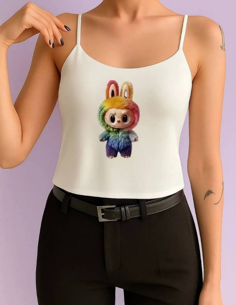 تاپ دو بندی لب بو کد 135499 - خرید تاپ و تیشرت زنانه عمده