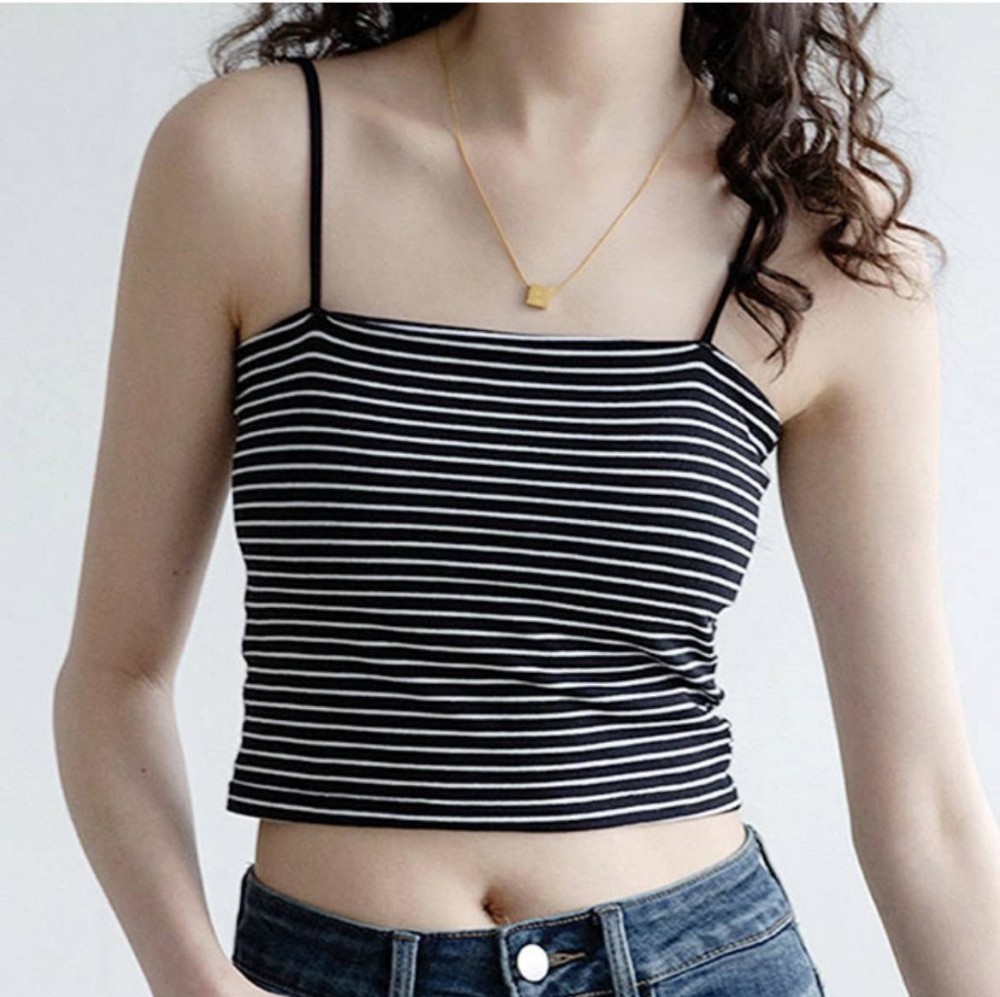 کراپ بند ماکارونی کد 135500 - خرید تاپ و تیشرت زنانه عمده