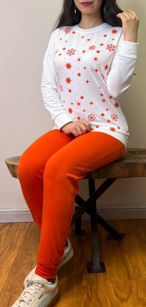 ست اسپرت چاپی کد 135511 - خرید ست بلوز شلوار زنانه عمده