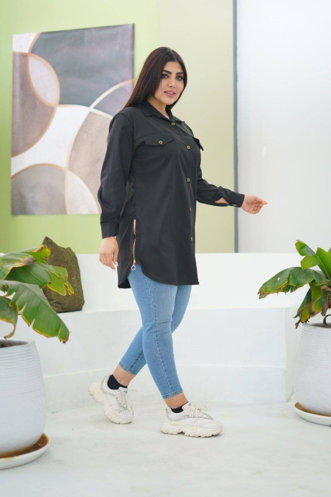 مانتو بغل زیپ کد 135598 - خرید مانتو زنانه عمده