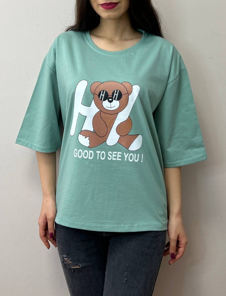 نیم لانگ کد 135601 - خرید تاپ و تیشرت زنانه عمده