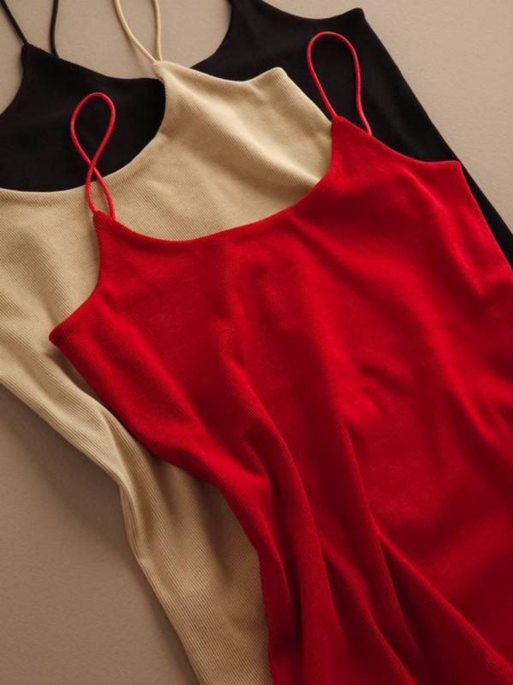 تاپ بلند بند ماکارون کد 135618 - خرید تاپ و تیشرت زنانه عمده