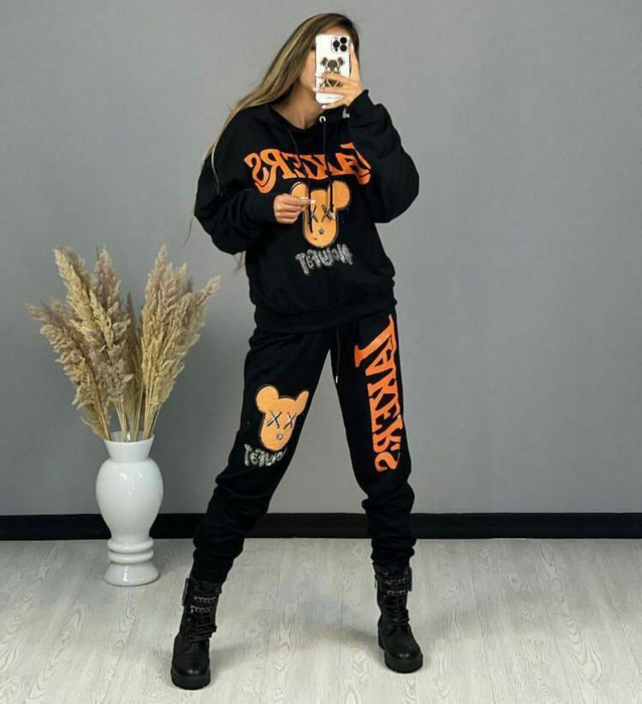 هودی شلوار گلکسی کد 135620 - خرید کاپشن و هودی زنانه عمده