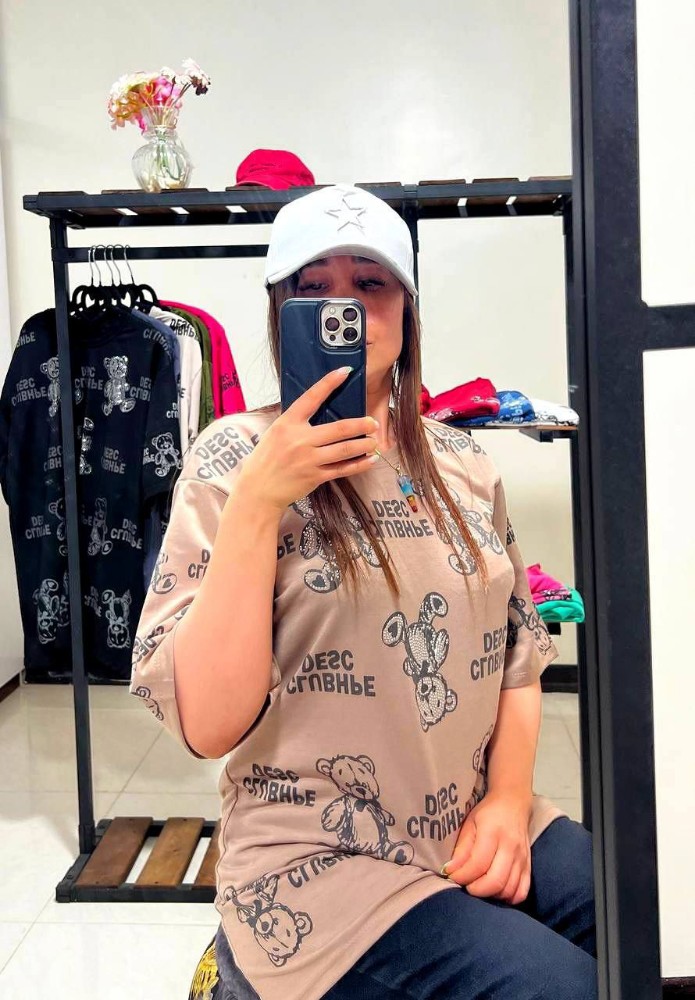 تیشرت لانگ کد 135635 - خرید تاپ و تیشرت زنانه عمده