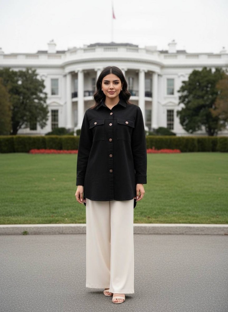 ، مانتو پایین حلال بغل دکمه کد 134275 - خرید مانتو زنانه عمده