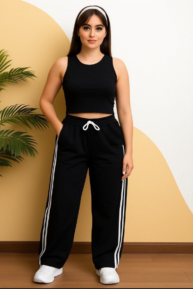 شلوار بگ نوار کنفی دوزی کد 134603 - خرید شلوار زنانه عمده