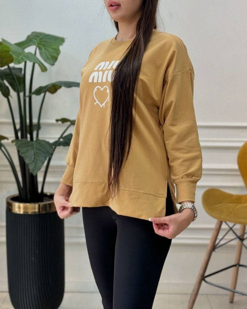 بلوز آستین دار کد 135006 - خرید بلوز تک زنانه عمده