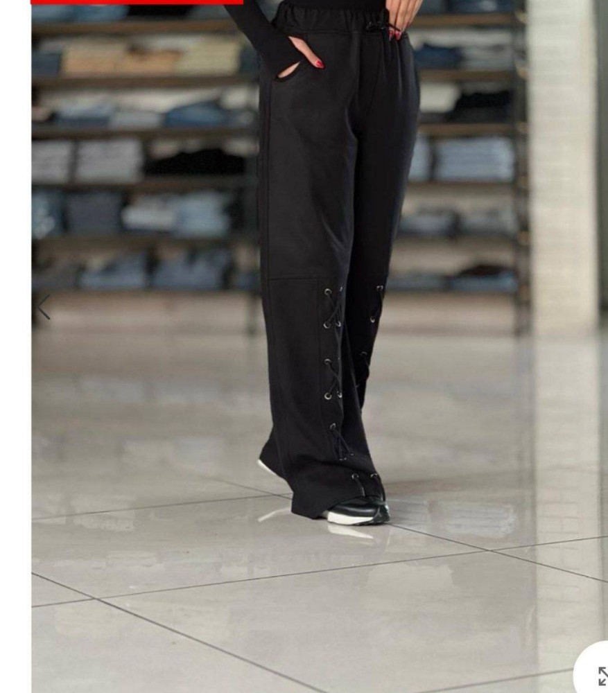 شلوار نیم بگ پرو و بندی کد 135031 - خرید شلوار زنانه عمده