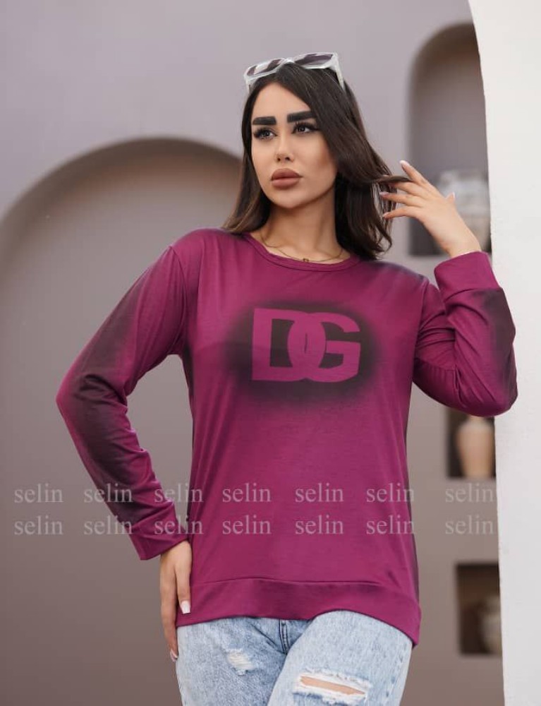 بلوز آستین دار کد 135038 - خرید بلوز تک زنانه عمده