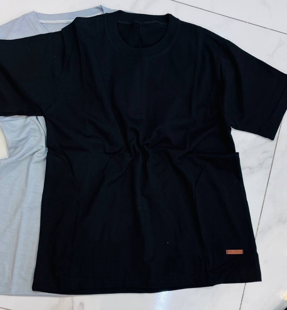 تیشرت بیسیک چرم دوزی کد 135070 - خرید تاپ و تیشرت زنانه عمده