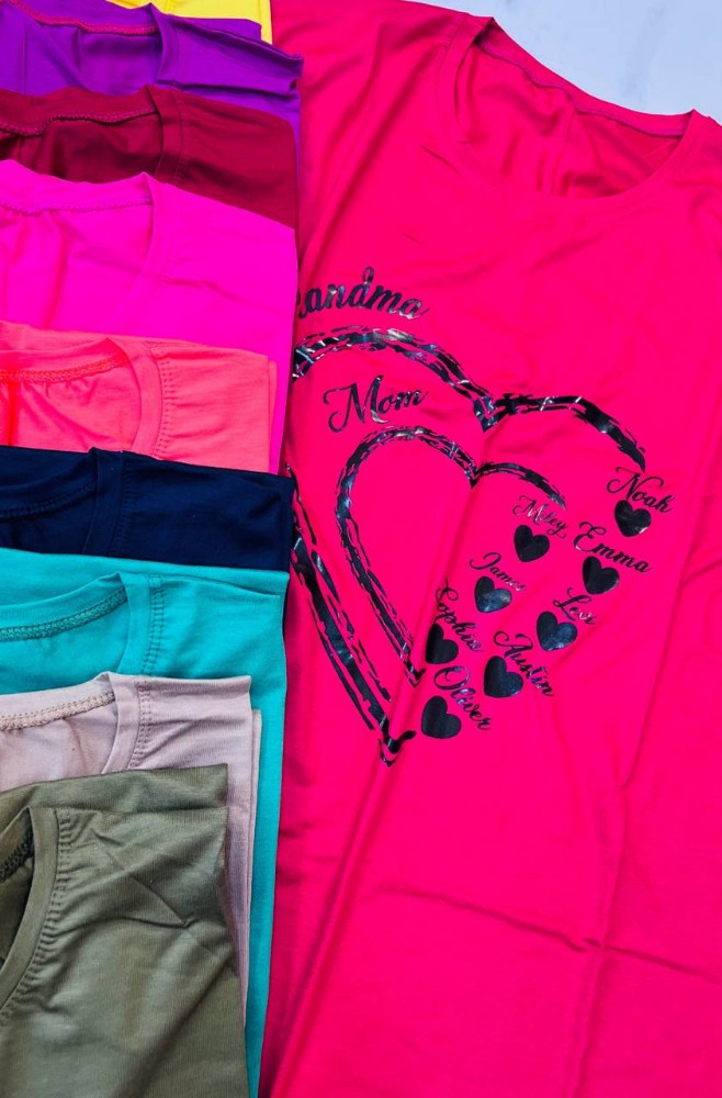 تیشرت لانگ چاپی کد 135079 - خرید تاپ و تیشرت زنانه عمده