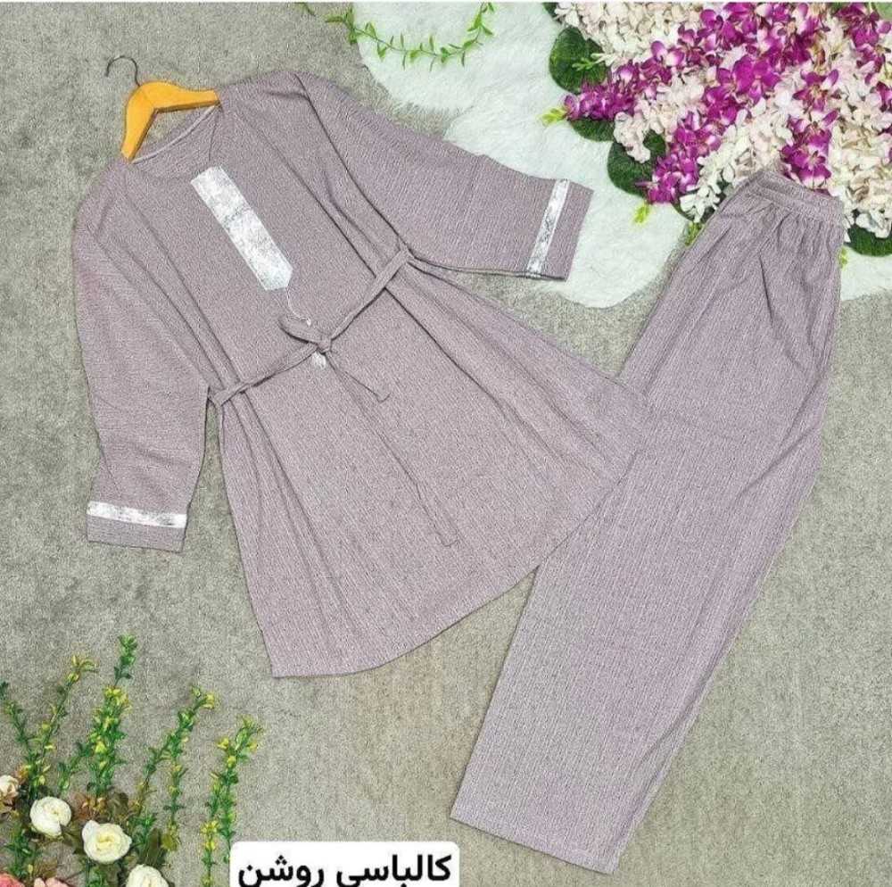 ست تونیک و شلوار سنتی کد 135147 - خرید ست تونیک شلوار زنانه عمده