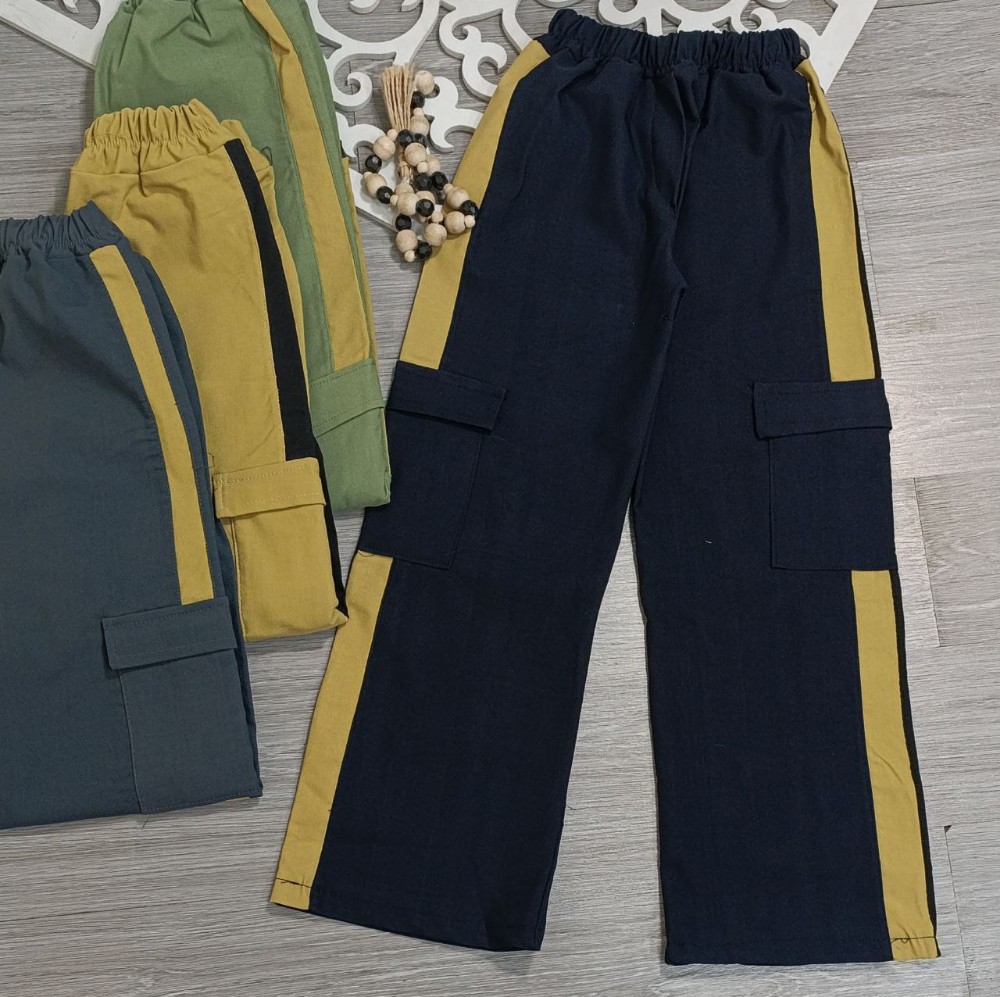 شلوار اسپورت کارگو کد 133705 - خرید شلوار و شلوارک پسرانه عمده