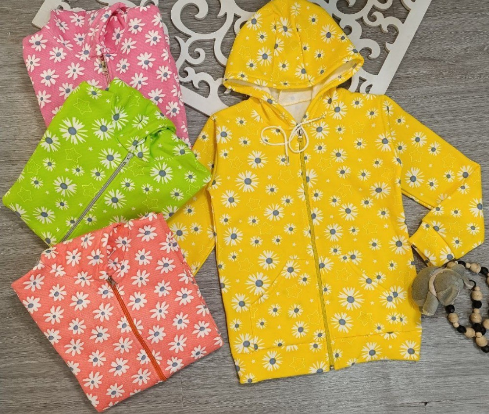 سویشرت تک دخترانه داخل کرک دار کد 134394 - خرید کاپشن و هودی دخترانه عمده