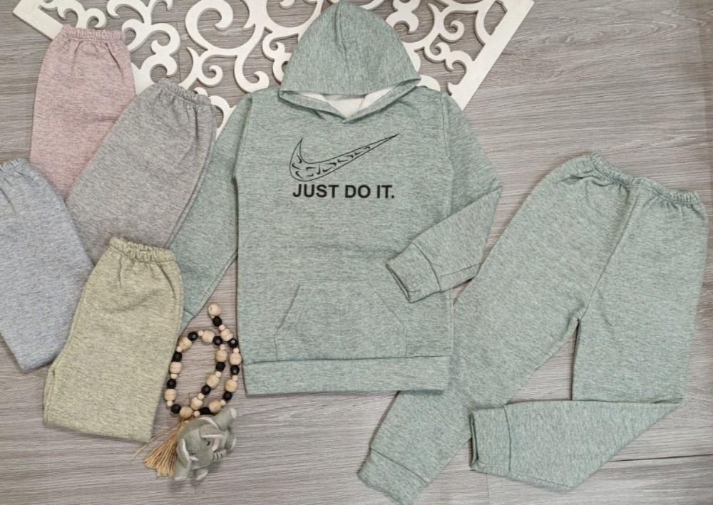 هودی شلوار پسرانه داخل کرک دار کد 134397 - خرید ست هودی شلوار پسرانه عمده