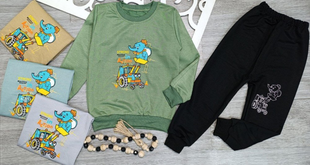 بلوز شلوار پسرانه کد 135209 - خرید ست بلوز شلوار پسرانه عمده