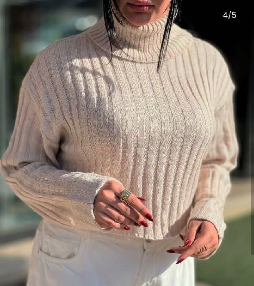 فروش عمده بلوز بافت یقه اسگی کد 132948