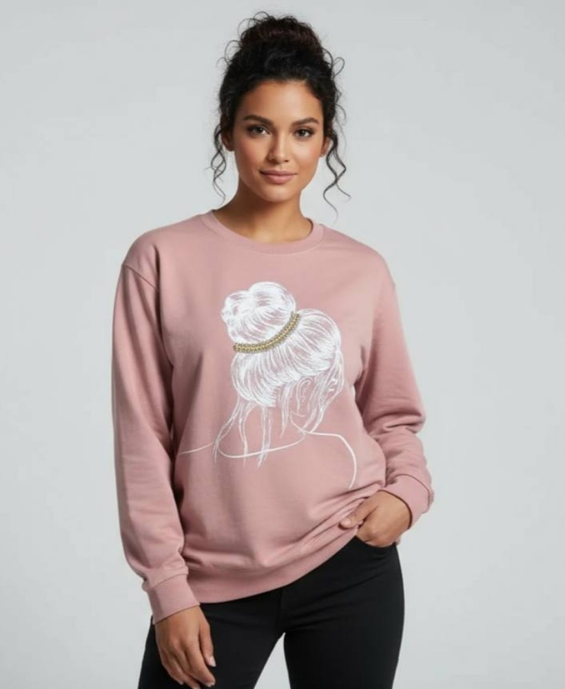 فروش عمده بلوز دختر چاپ مروارید کد 132956