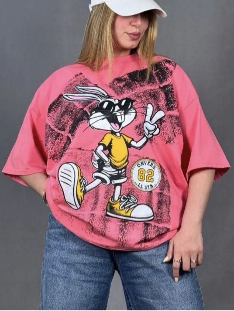 تیشرت لانگ چاپدار کد 133392