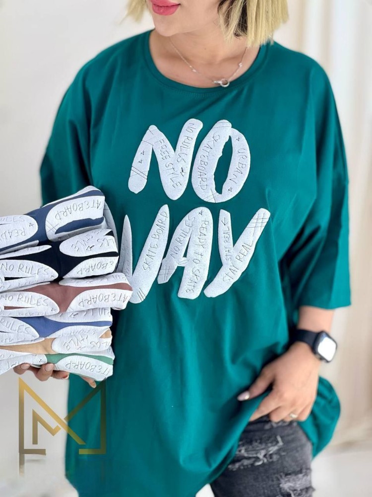 تیشرت لانگ چاپدار کد 133393