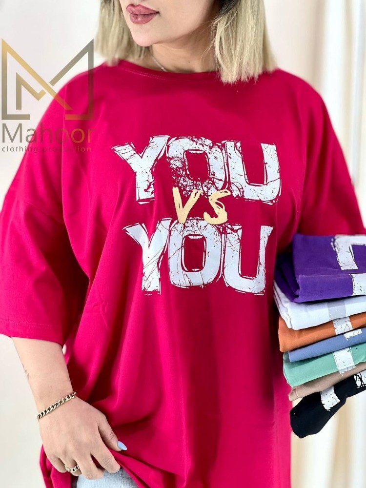 تیشرت لانگ چاپ دار کد 133394