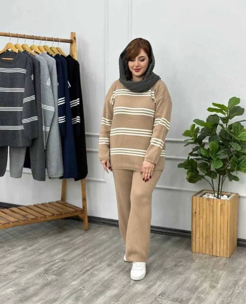 ست بلوز شلوار پینترسی سه خط کد 133401