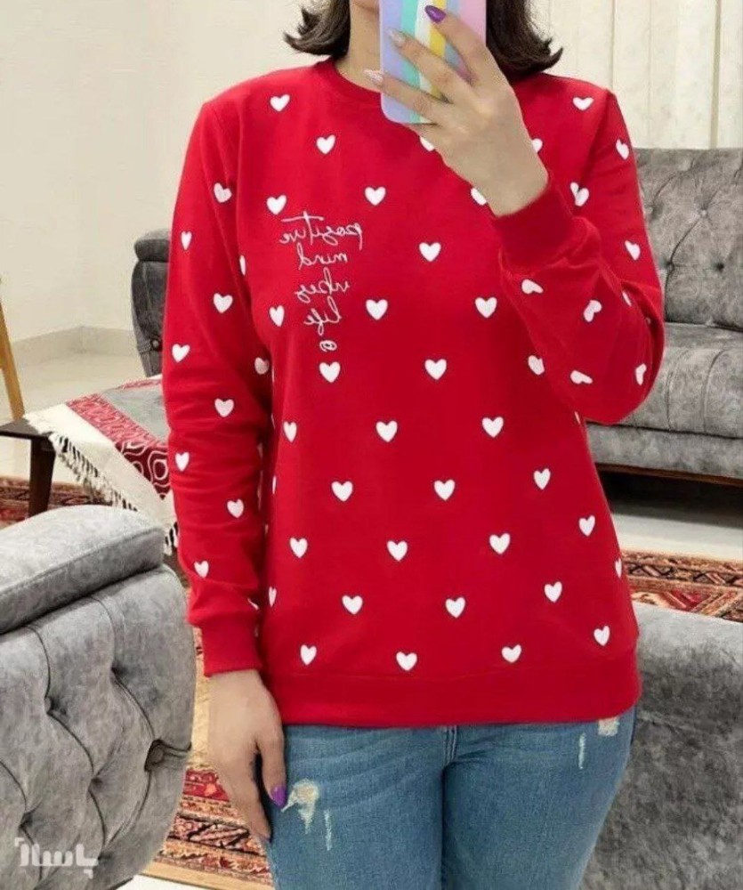 بلوز آستین بلند اسپان پنبه قلبی کد 134030 - خرید بلوز تک زنانه عمده