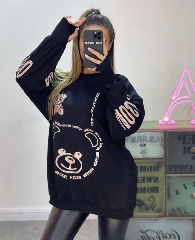 بلوز موسچینو آستین فینگری کد 134580 - خرید بلوز تک زنانه عمده