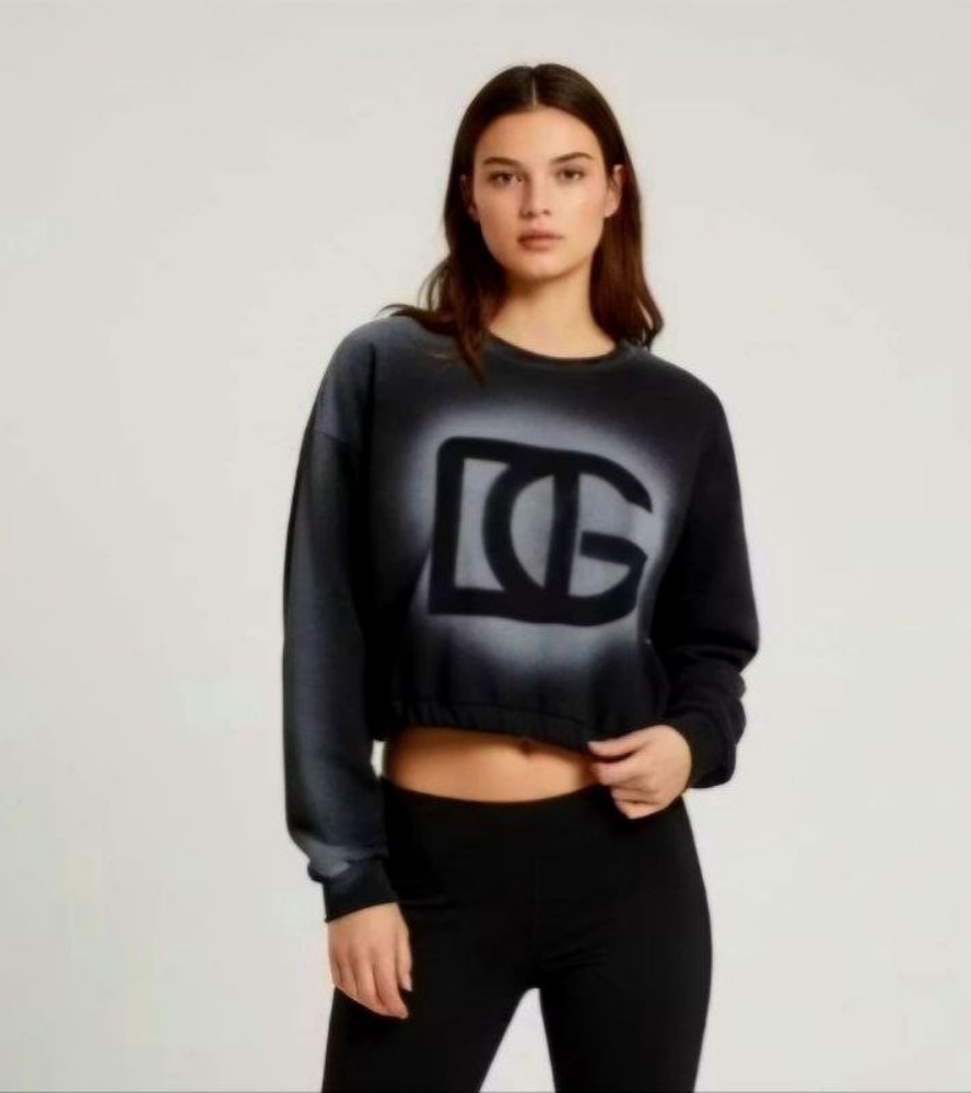 بلوز کراپ آستین دار کد 134844 - خرید بلوز تک زنانه عمده