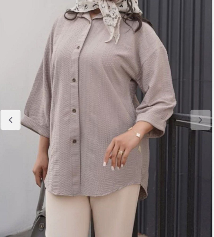 مانتو جلو دگمه کد 135138 - خرید مانتو زنانه عمده