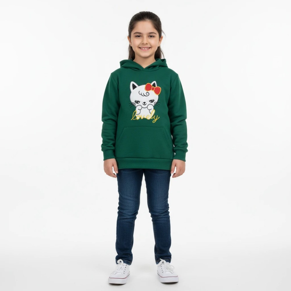 هودی دخترانه کد 135386 - خرید کاپشن و هودی دخترانه عمده