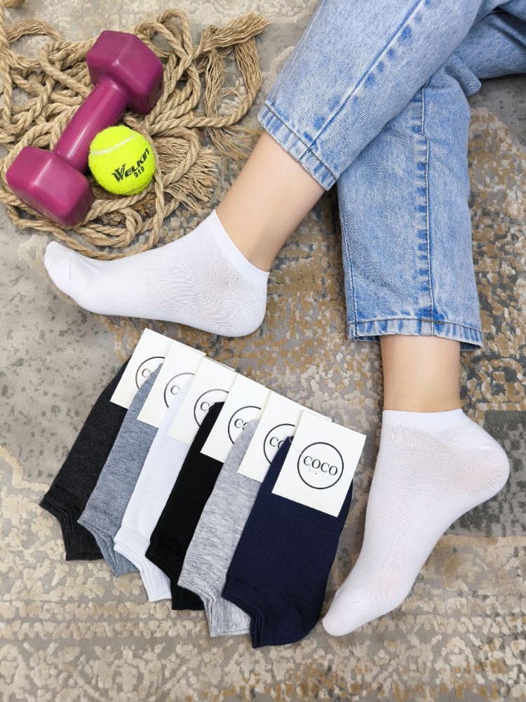 جوراب مچی ساده اسپرت کد 134469 - خرید جوراب زنانه عمده