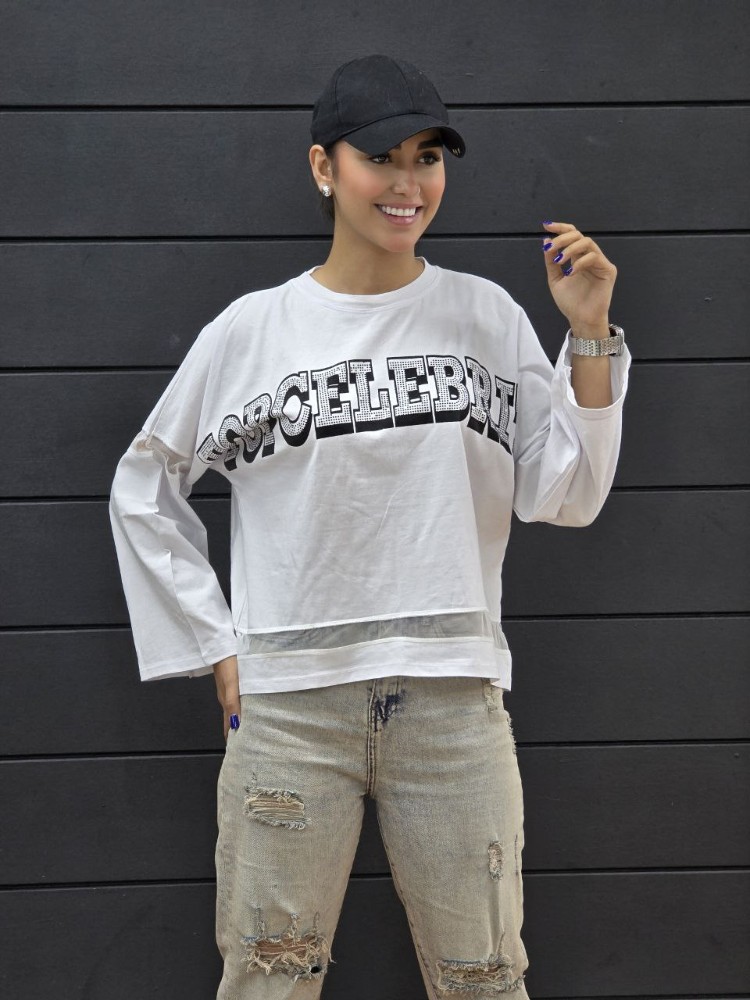 فروش عمده کراپ آستین بلند کد 132671