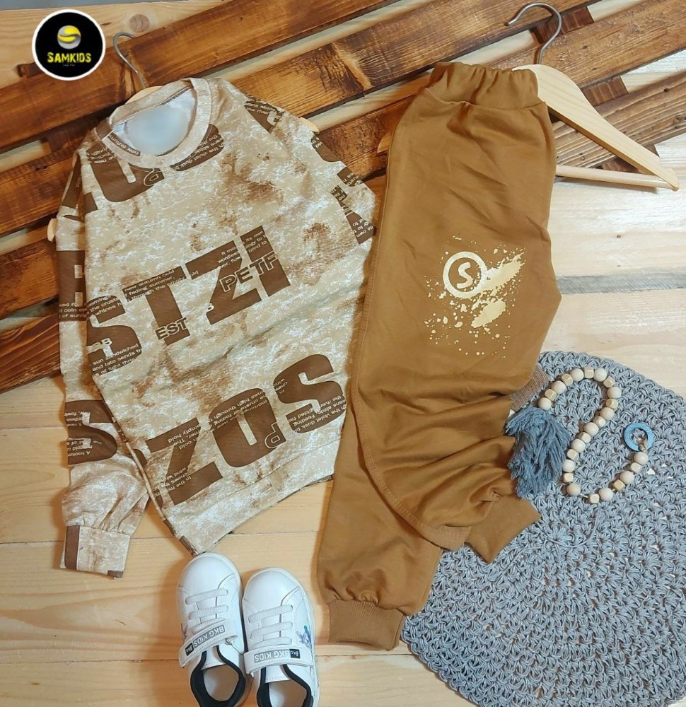 ست اسپرت کد 134464 - خرید ست بلوز شلوار پسرانه عمده