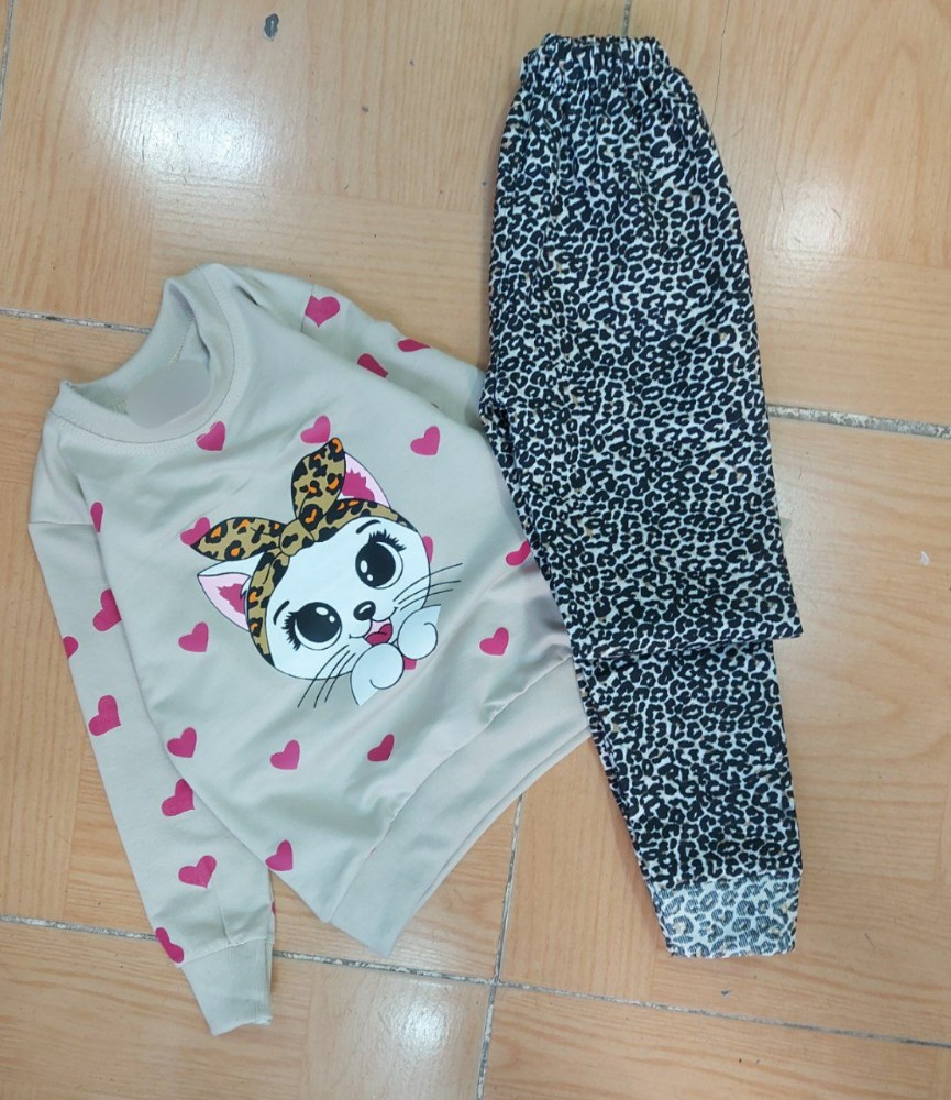 ست بلوز شلوار دخترانه کد 134466 - خرید ست بلوز شلوار دخترانه عمده