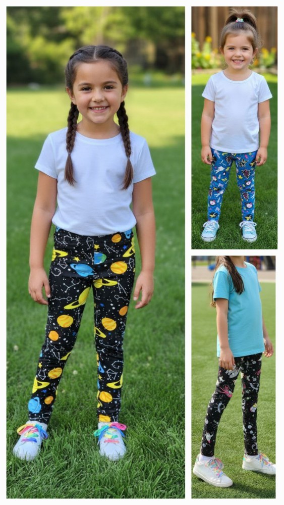 شلوار گیاهی دخترانه کد 134537 - خرید شلوار دخترانه عمده