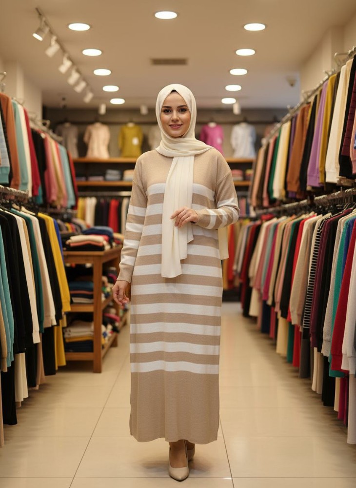 کفتان بافت رینگی کد 135101 - خرید کاپشن و هودی زنانه عمده