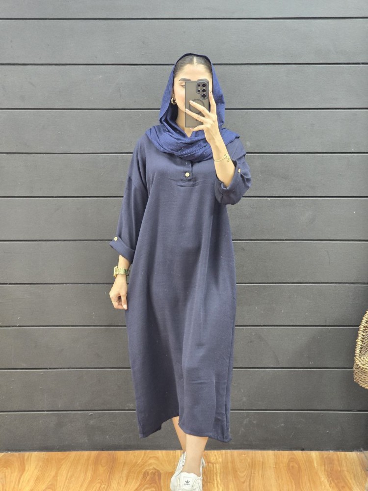 کفتان آستین پاکتی کد 135407 - خرید مانتو زنانه عمده