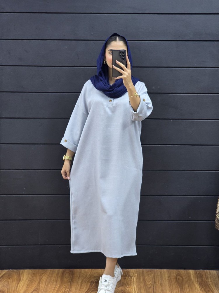 کفتان آستین پاکتی کد 135407 - خرید مانتو زنانه عمده