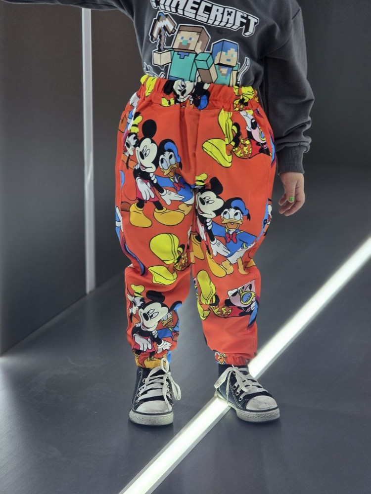 شلوار بوگاتی میکی موس کد 135408 - خرید شلوار دخترانه عمده