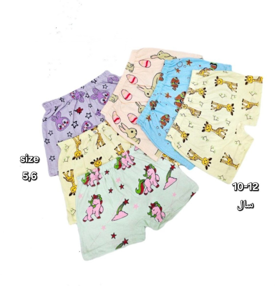 فروش عمده ️شورت پادار نخی دخترانه ️ کد 133345